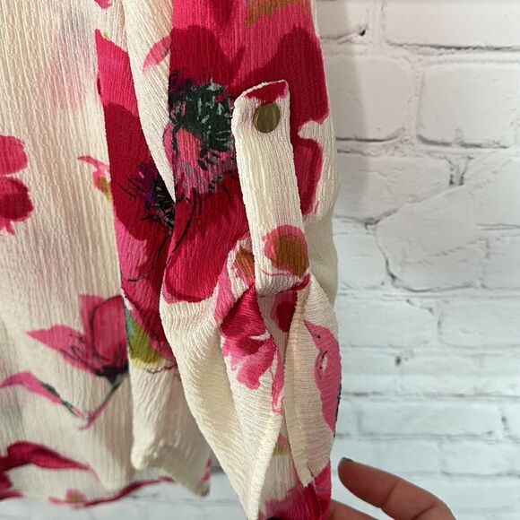 Le Lis Floral Blouse Size Small - Picture 4 of 6